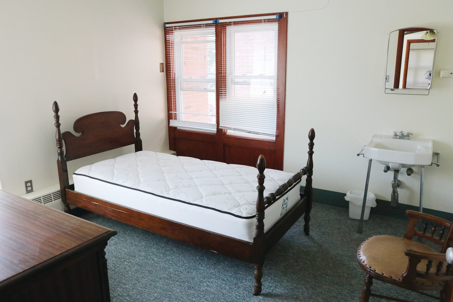 The bedroom furniture left behind will be used by guests of the diocese’s Emmanuel House homeless shelter as they transition to their own apartments.
